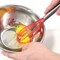 Baker's Secret Silicone Whisks 8" 10" Set of 2, Heat Resistant, Stainless Steel Handles, kitchen utensil set for Baking Cooking, Ballon Whisks Set - Red